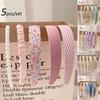 5pcs Set Of Women's Hair Bands, Headband, Hair Hoop For Girls, Hair Accessories