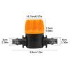 10X PP 4mm Hose Barb Connector Coupling Valve Automatic Drip Irrigation Connectors Garden Watering System