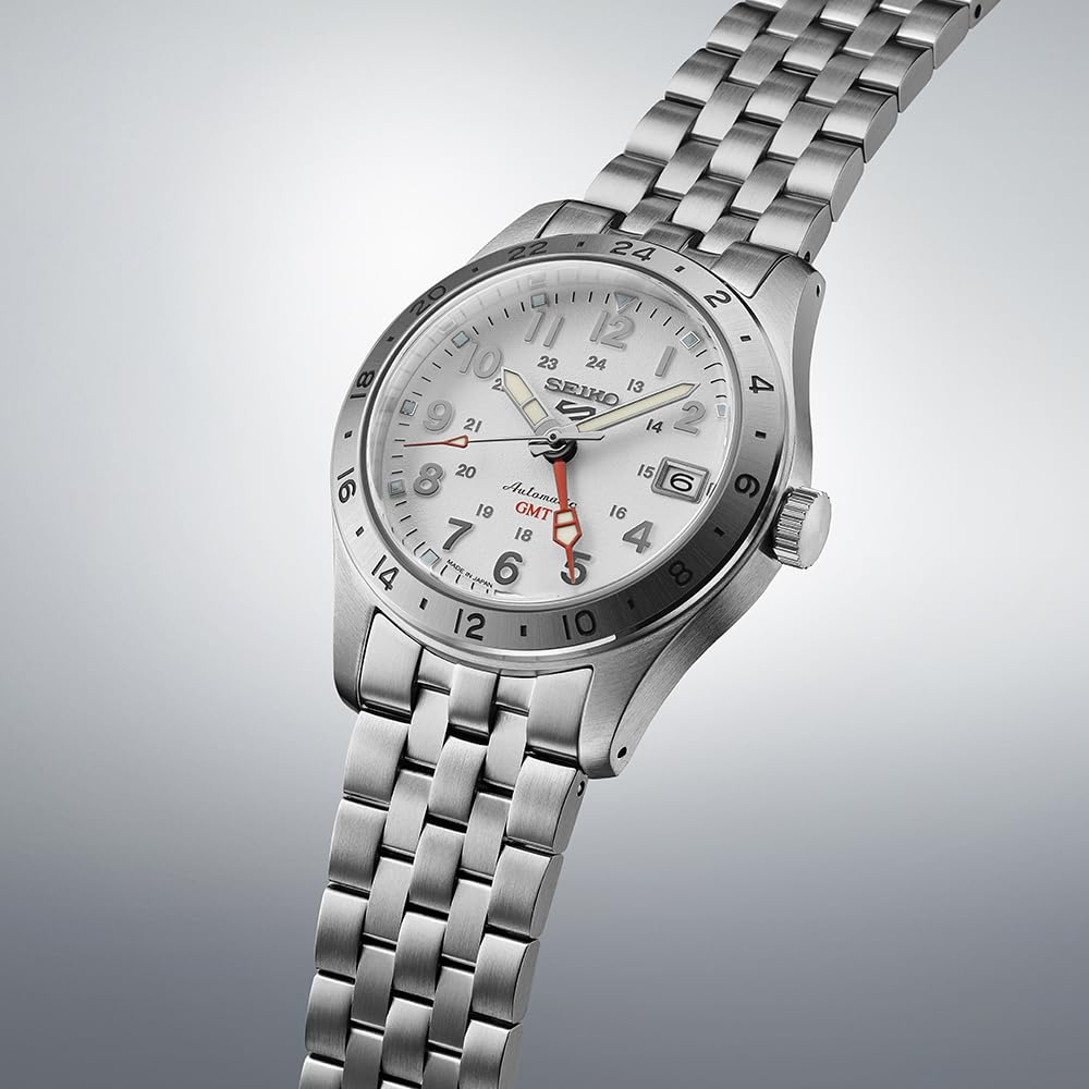 Часы Five Sports 5 Sports Field GMT SBSC009 Silver [Часы Seiko] "Спортивный стиль" Мужские