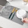 Silicone Drain Mat Three Models Bar Insulation Mat Bar Sink Drain Food Utensil Mat Kitchen Decoration Silicone Mat Accessories
