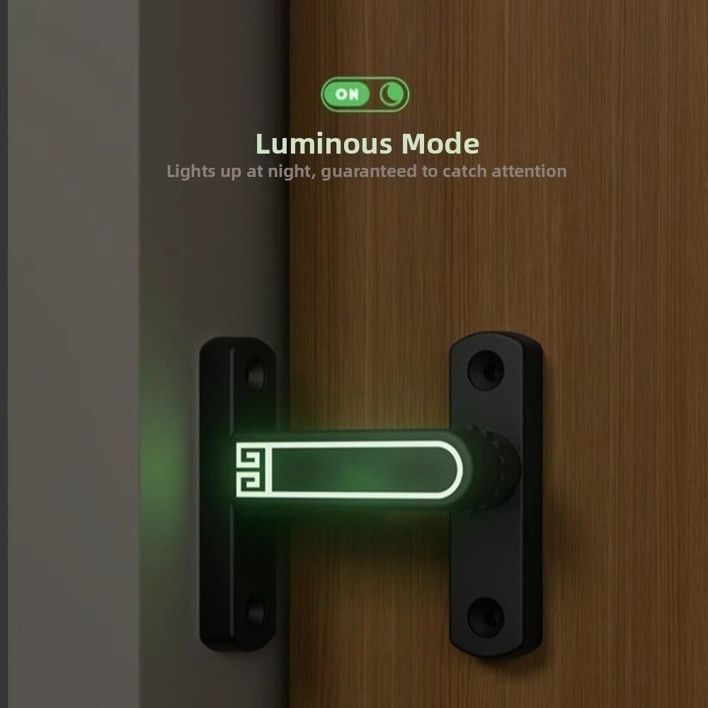 Multi-purpos Surface-Mounted Luminous Door Buckle Safety Luminous Door Hasp Sturdy Anti-theft Door Catch Bolt Cabinet