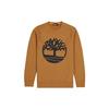 Tree Logo Graphic Crewneck Sweatshirt Men Sweatshirt Wheat A2BJ8-P57