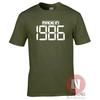 Made In 1986 TShirt Birthday Party Celebration Fancy Dress Teeshirt