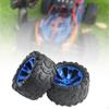 2 Pieces RC Car Right Tires 1:14 Upgrade Accessories Remote Control Wheels Replacement