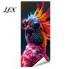 No Residue Bin Wraps Fun Animal Trash Can Stickers, Self?Adhesive Decals for Outdoor Easy Application Garbage Can, Mailbox Storage Box Yard