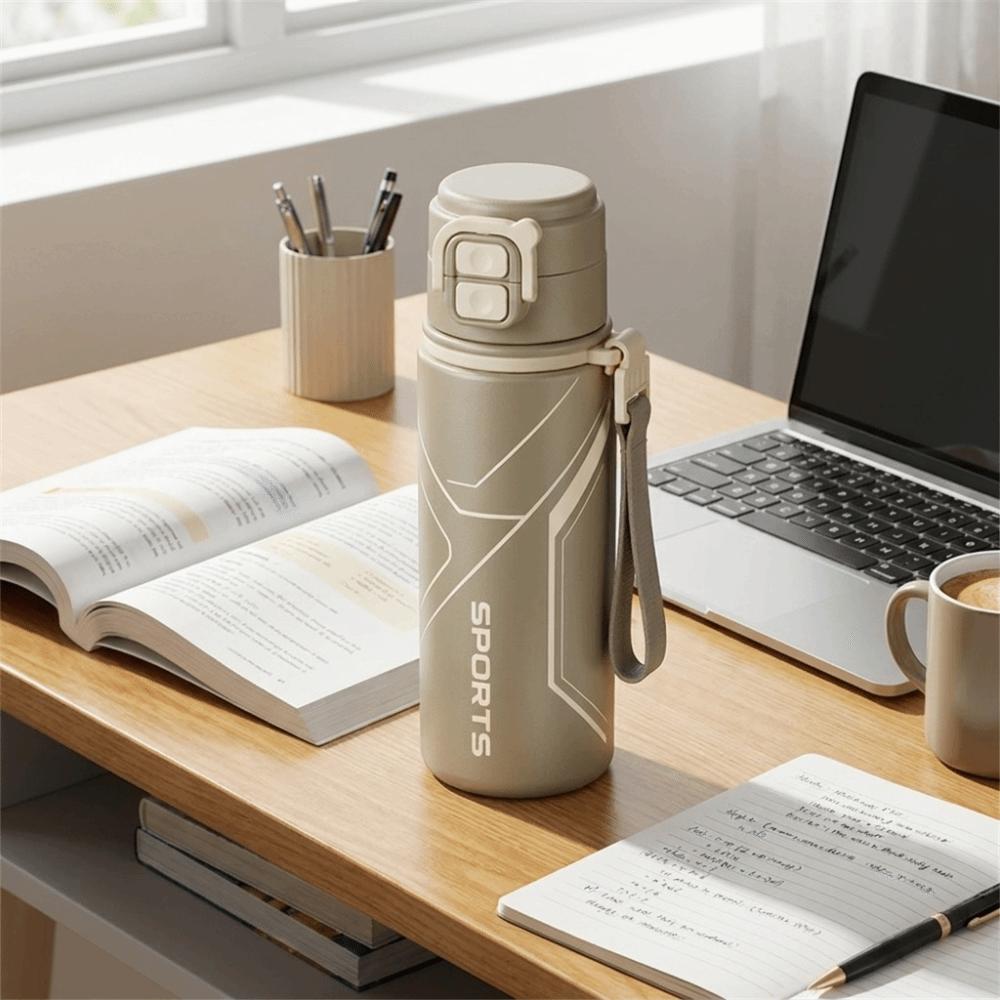 Leak-proof Dual-Drinking Bottle Stainless Steel Insulated Mug Insulated Water Bottle Outdoor