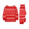 Print Cute Family Set Pajamas, Home Clothes, Family Set Long Sleeve Top Pants Set