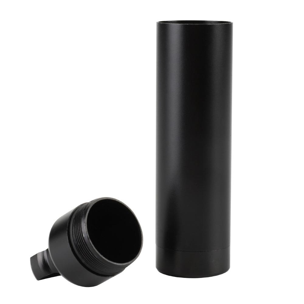 Waterproof Pill Bottle Black Pill Box Durable Medicine Container Hiking