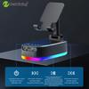 Multifunctional  Phone holder wireless bluetooth speaker  emergency power bank,USB charging, RGB lights, hands-free,support USB/TF player
