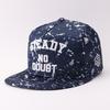 Flat Brim Baseball Cap Hip Hop Style Embroidered Sun Hat Men Women