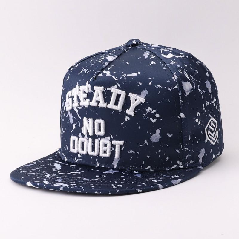 Flat Brim Baseball Cap Hip Hop Style Embroidered Sun Hat Men Women