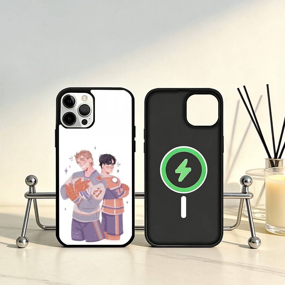 H-Нагревающийся R-Соперничество Чехол для телефона Для iPhone 17, 16, 15, 14, 13, 12, 11 Plus, Pro Max Магнитный Для Magsafe Беспроводная зарядка