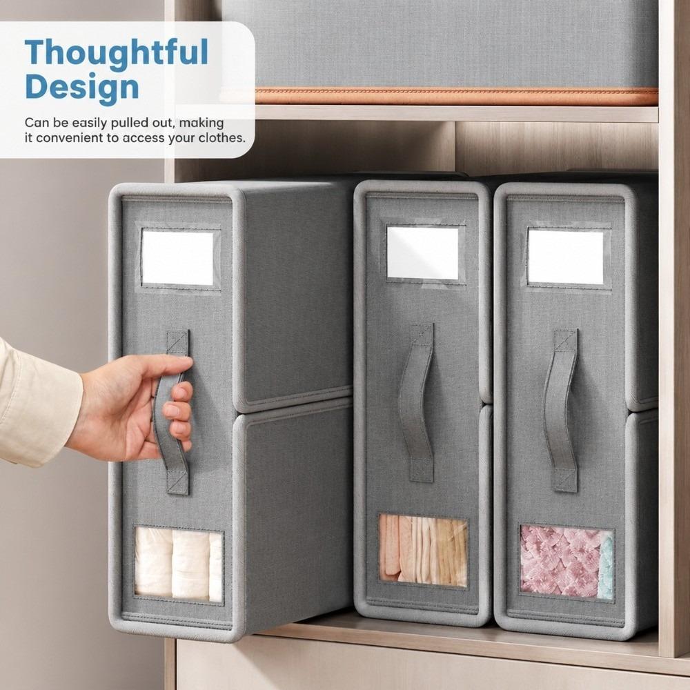 With Zipper Sheet Set Storage Box Non-Woven Clothes Storage Box Wardrobe Closet Storage