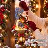 Fairy Tale Style Party Supplies Christmas Garden Lantern Magic Pouring Light Hanging Ornament LED Warm Indoor Home Holiday Ornament Glow,
