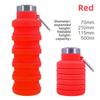 New Portable Silicone Water Bottle Retractable Folding Coffee Bottle Cups E Outdoor Travel Tools Collapsible Sport Bottles