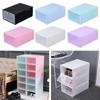 Dustproof Footwear Holder Drawer Case Foldable Shoe Cabinet Clear Shoes Storage Box Shoe Organizer