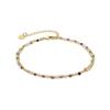 Bracelet - LUXENTER - Ulah - Or Jaune 18K - Cristal Multicolore - 19 Cm + 3 Cm De Rallonge