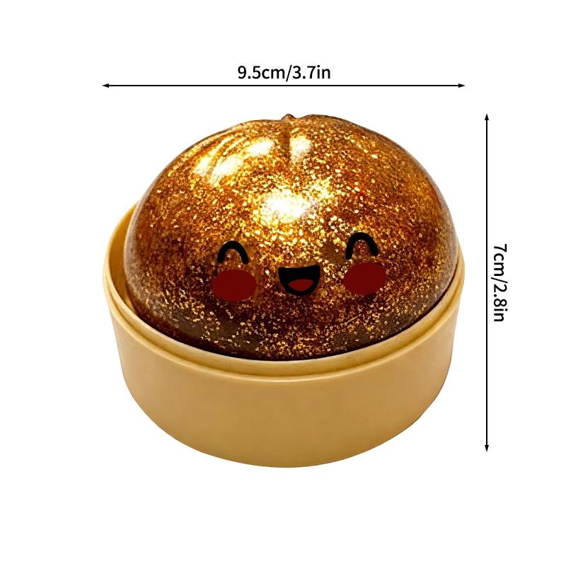 Antistress Dumpling Squishy Ornament Slow Rebound Squishy Pinch Squishy Desk Ornament Antistress Fidget Toy Dumpling Squishy
