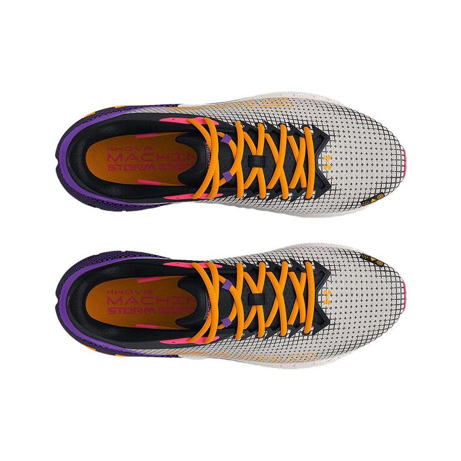 Under Armour HOVR Machina Storm - White Clay Formula Orange Women Sneakers Cream 3026551-300