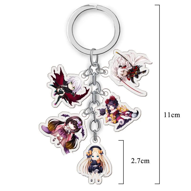 Fate Stay Night Тосака Рин Алтрия Пендрагон Милый Мультяшный Брелок Kawaii Брелоки Части для Сумки и Модный Подарок