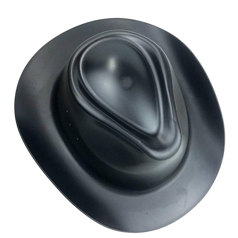 Ковбойский защитный шлем с вентиляционным отверстием из ПНД с полным козырьком для наружных строительных работ, железнодорожных спасательных работ