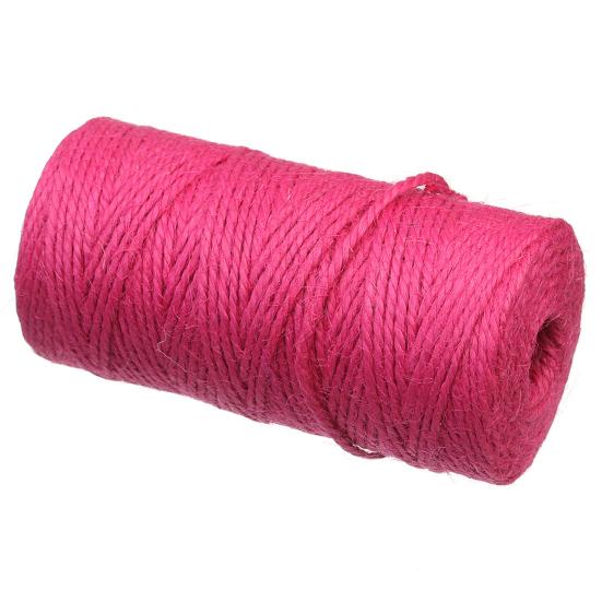 Yousheng 100 м/рулон 2 мм джутовый шпагат 3-слойный натуральный разрезаемый подарочная упаковка упаковка DIY ремесла проект подвесная бирка украшение пеньковая веревка