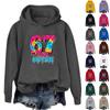 Women's Fashion Daily Versatile Casual Sweatshirts Long Sleeve Hooded Top Sweatshirts