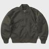 Ami Khaki L-2 Men's Autumn Lightweight Air Force MA-1 Flight Zipper Jacket