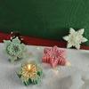 Christmas Snowflake Flower Silicone Mold for Handmade Soap Aromatherapy Candle Making