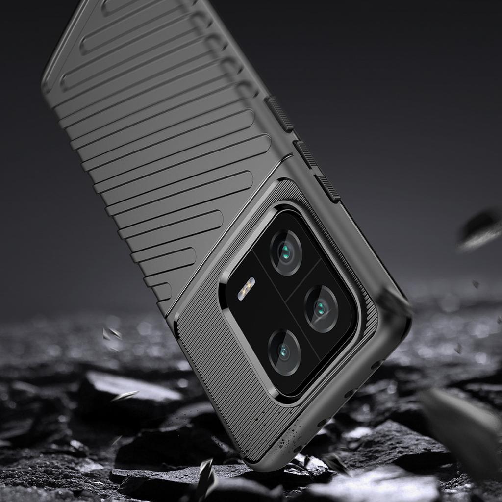 Hurtel Thunder Case Xiaomi 13 Pro Rugged Silicone Cover - Black