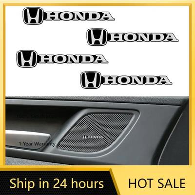Для Honda Декор Автомобильной Аудиосистемы 3D Алюминиевый Значок Эмблема Наклейка Для Honda Civic Mugen Accord Odyssey JAZZ CRV Fit Hrv Jazz CBR VTX