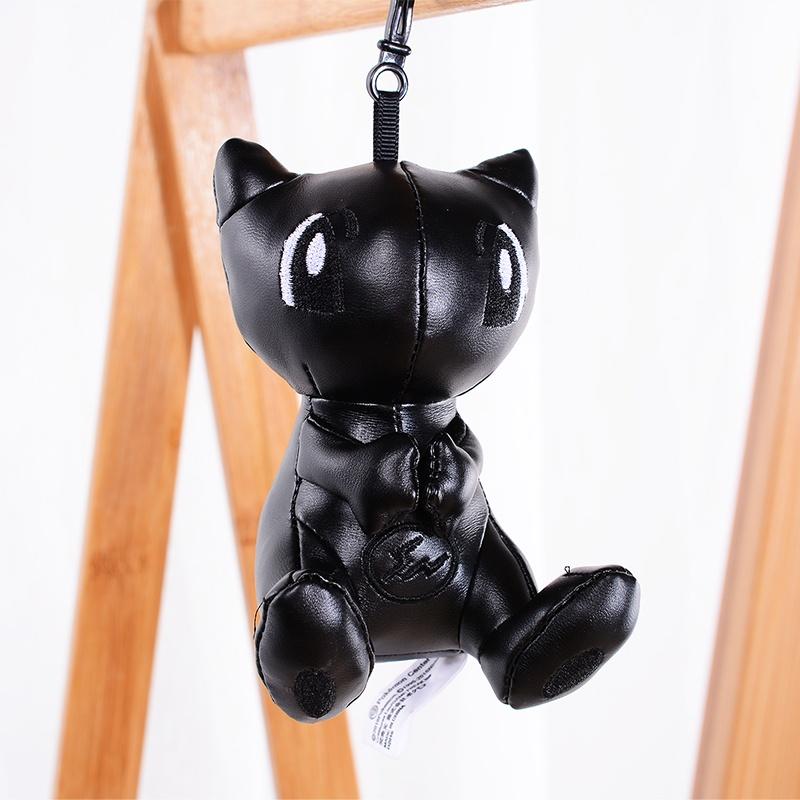 Милый Покемон Мьюту Темно-черный ПУ Подвеска Кукла Игрушка Брелок Детский Подарок 12,5 см/5 дюймов