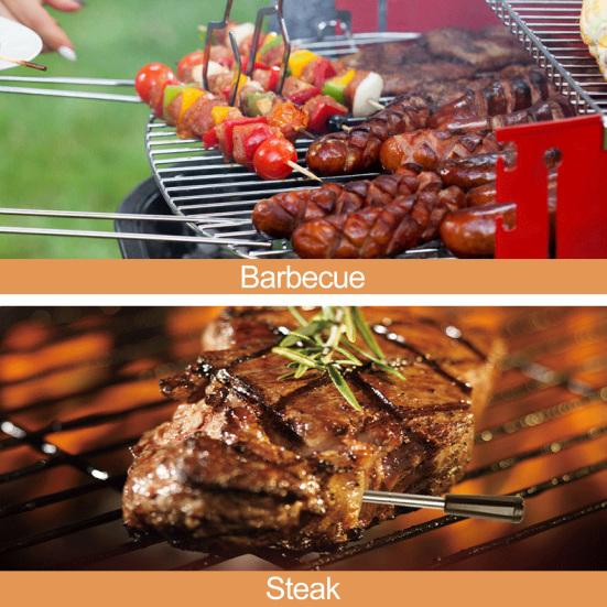 Зонд для барбекю, термометр, Bluetooth-совместимый, быстрое время отклика, полное мобильное приложение для пищевых соков и рецептов, пищевой термометр для гриля