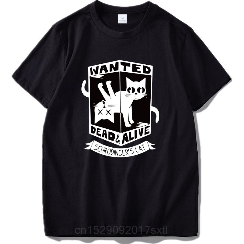 Schrodingers T Shirt Mechanic Eu Size 100 Physics Quantum Mechanical Thinking Experiunisext Crew Neck Soft Tshirt