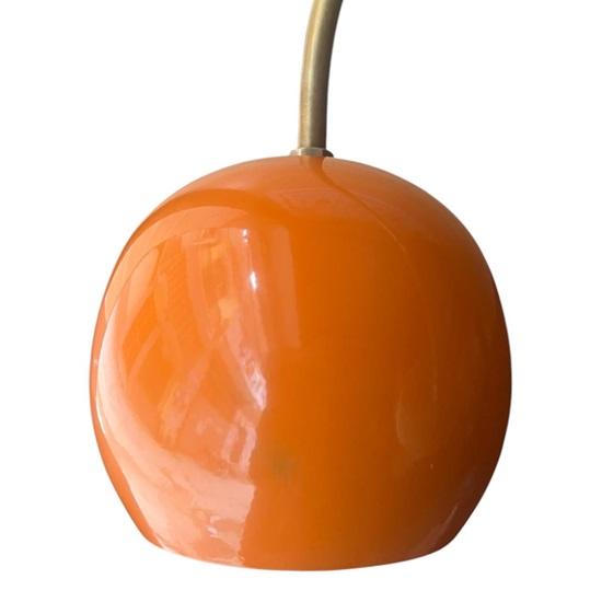 Набор из 2 оранжевых настенных бра в стиле ретро середины века, латунные светильники ручной работы для ванной комнаты, кухни, гостиной