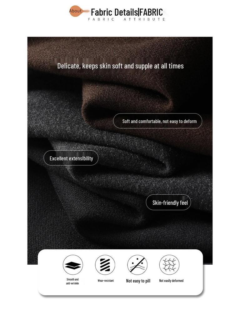 Женская зимняя шерстяная юбка-карандаш А-силуэта 2025: Короткий, Закрывающий бедра, Стройнящий, Модный