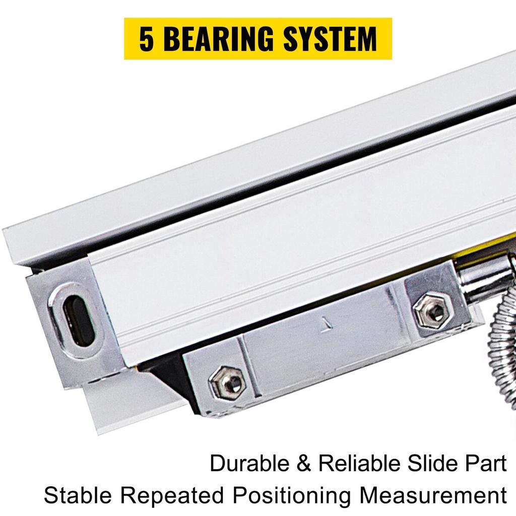 2 precision linear scales with lengths of 250mm and 1000mm (10 inch and 40 inch)