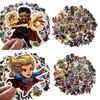 Chibi Pcs 50 Super Heroes Sticker Decals For Skateboard Luggage Laptop