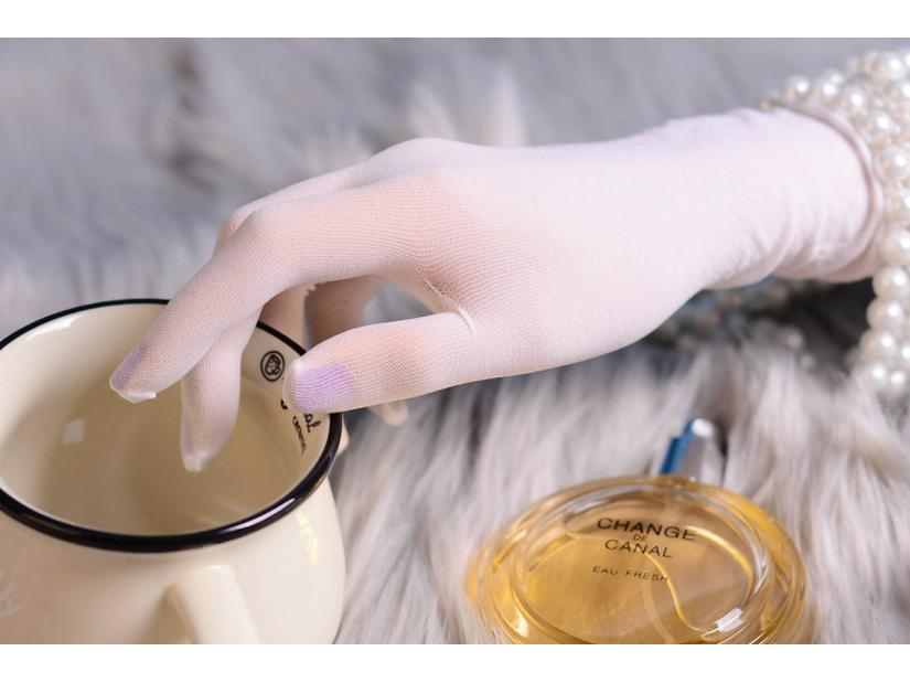 Ультратонкие бесшовные чулки Qinghe с пятью пальцами: Антибактериальные прозрачные перчатки для мужчин и женщин, идеально подходят для невест.