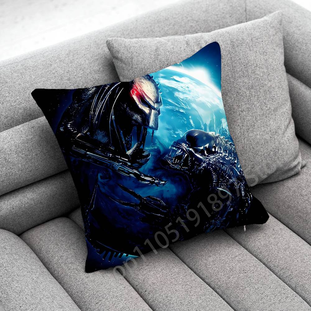 Наволочка для декоративной подушки X-Xenomorph Alien P-Predator Для 30x30см 40x40см 45x45см 50x50см 55x55см Квадратная наволочка для диванной подушки