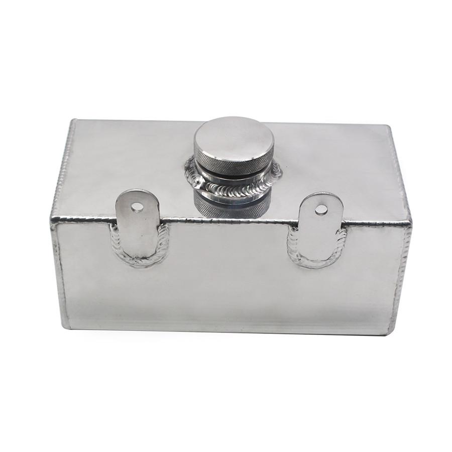 Бачок омывателя лобового стекла Алюминиевый сплав Полированный Бачок для распыления интеркулера 2 литра