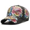 Summer Fashion Floral Print Baseball Caps For Men Women Adjustable Outdoor Breathable Sunscreen Hat Casual Flower Hip-hop Cap