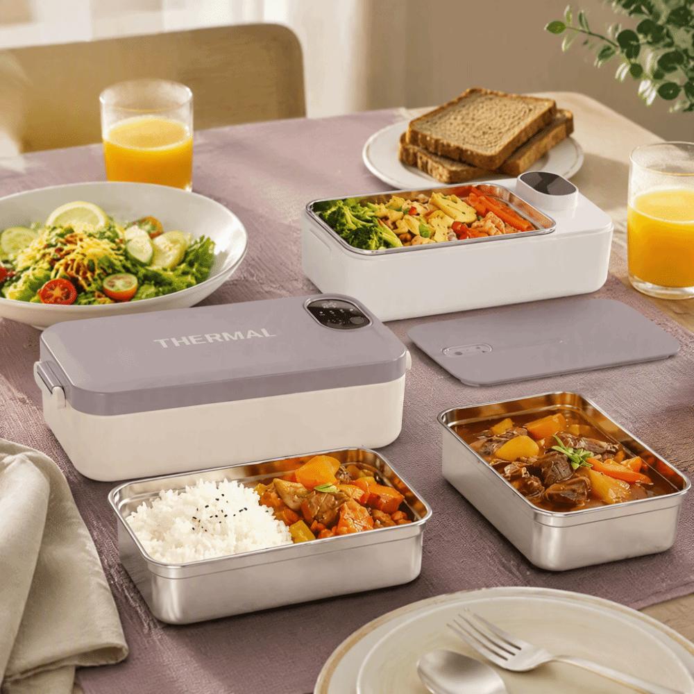 Water-free Heating Lunch Box Portable Charging Electric Food Warmer Car-Mounted