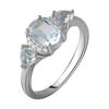 Silver Ring with Natural Topaz 2.332ct (2058991) 2.93 Gr. 925 Samples