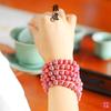 Large Lacquer 08mm 108 Bracelet Men and Women, Buddhist Beads, Multi-Bead Necklace