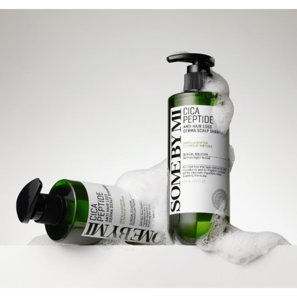SOME BY MI Cica Peptide Шампунь против выпадения волос Derma для кожи головы 285 мл