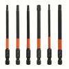 Practical Screwdriver Bit T10-T40 1/4 Inch Hex Head