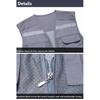 Men's Summer Mesh Vest Photography Work Multi-Pockets Outdoors Journalist's Vest Sleeveless Jackets