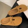 Мода Bow Женщины Плоские туфли Мюли Тапочки Осенняя мода Повседневная обувь Женщины 2024 Тренд Прогулочная обувь Сандалии Уютное платье Mujer Zapatos