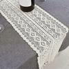 Table Runner Macrame Table Runner, Hollow Floral Lace Cotton Blend Table Runner